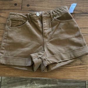 NWT RSQ KHAKI SHORTS